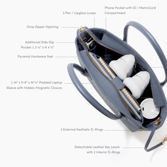 Dagne Dover Legend (Large) Tote (Cream) + Dust Bag - Picture 6 of 14